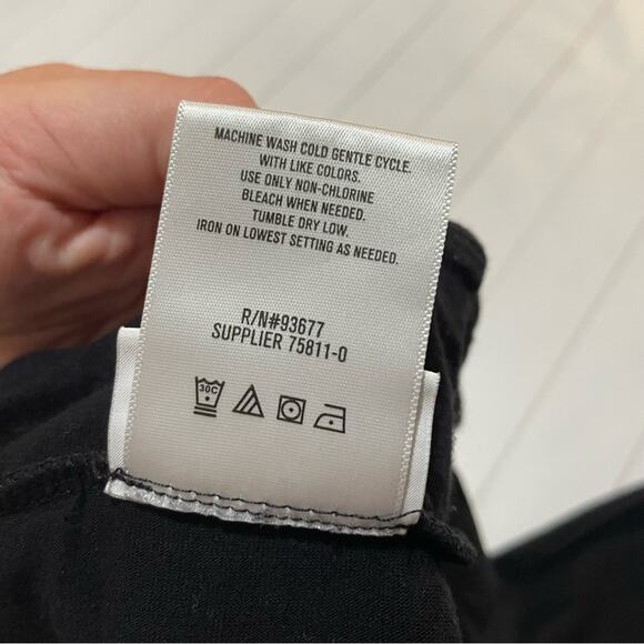 Liz Claiborne Black Jersey Knit Long Modest Midi Maxi Skirt Women’s Small Petite - Picture 4 of 8